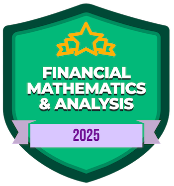 Financial Mathematics & Analysis certification badge