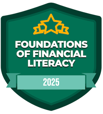 Foundations of Financial Literacy certification badge