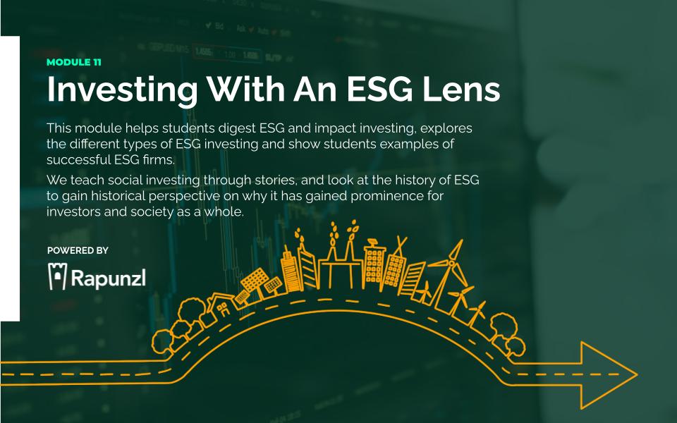 ESG & Social Impact module cover