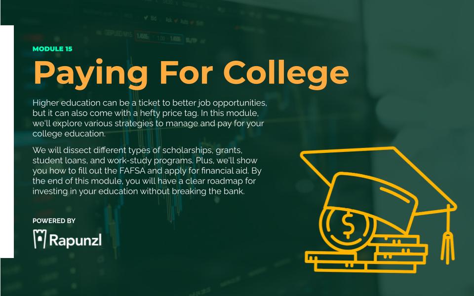 Paying For College module cover