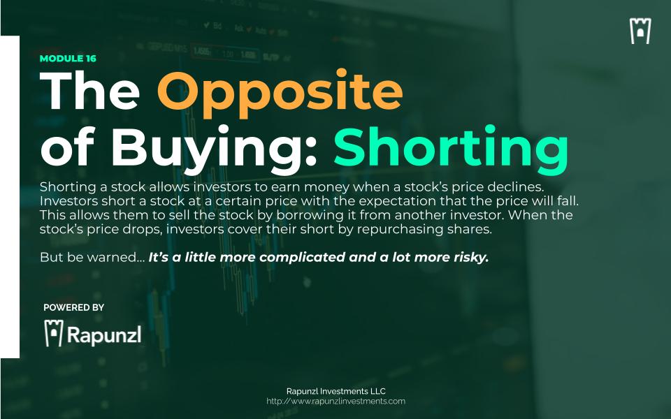 Understanding Shorting A Stock module cover