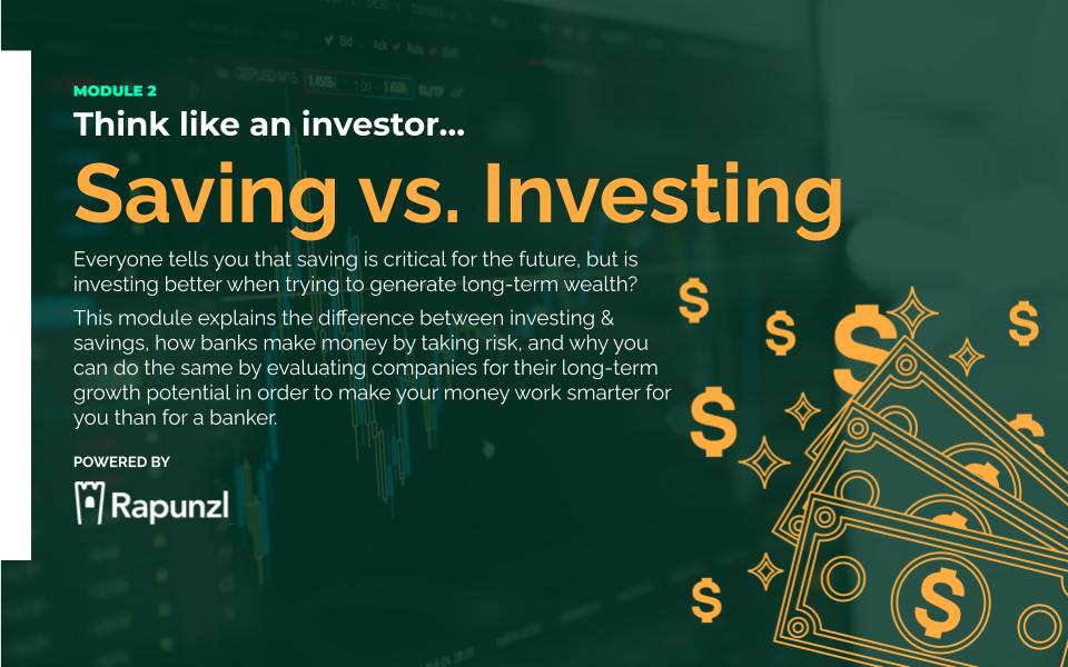 Saving Versus Investing module cover