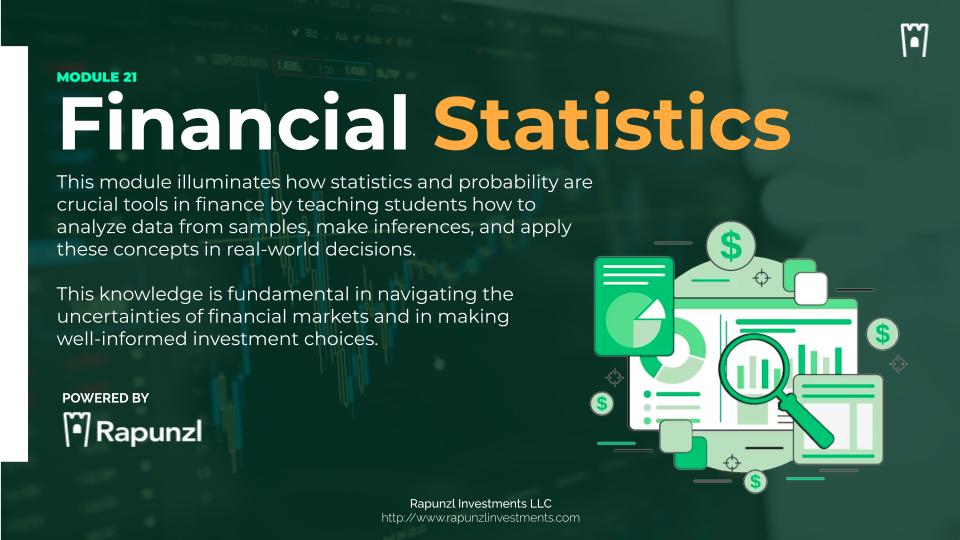 Financial Statistics module cover